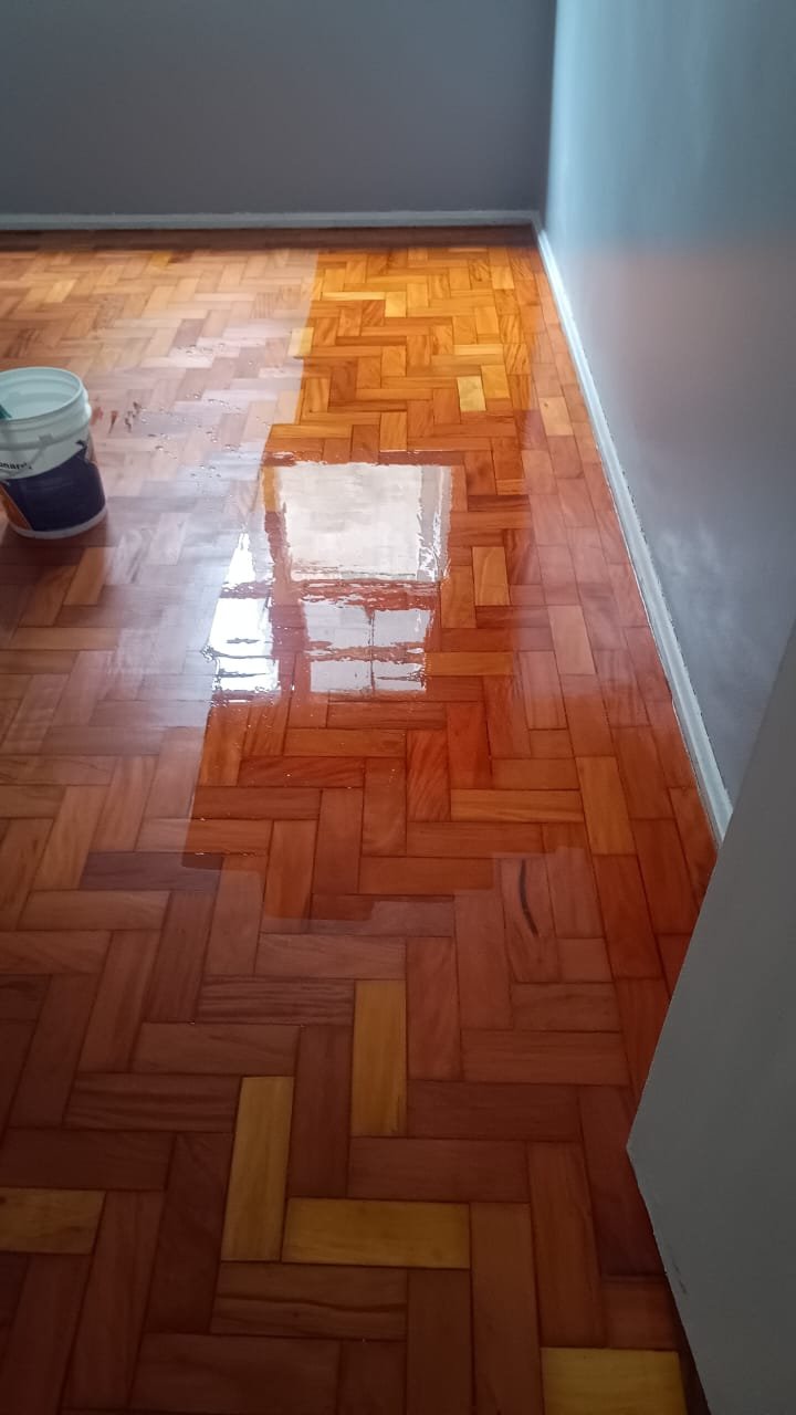 Reforma de piso de taco